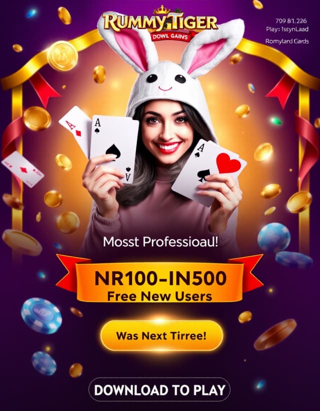 Rummy Tiger Banner